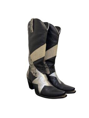 Idyllwind Miranda Lambert Black & Silver Star Western Boots Size 11